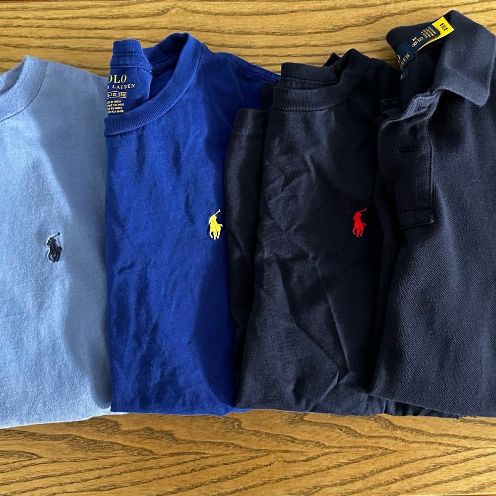 Polo by Ralph Lauren Blue Polos Classic Style